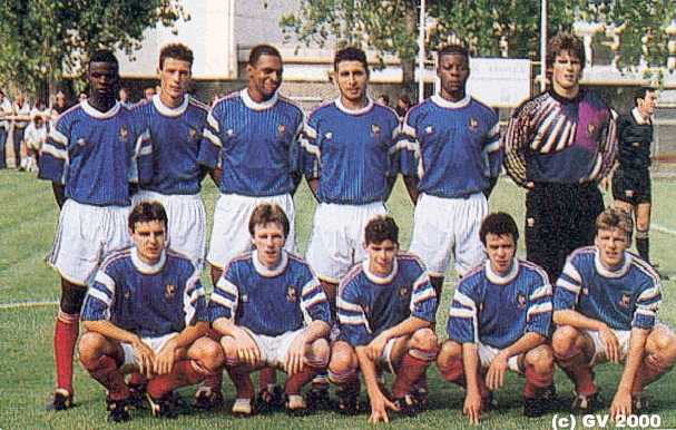 France Espoirs, 1992