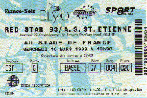 St Etienne ticket