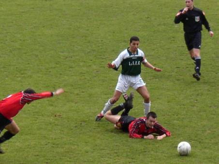 Djamel Hamdane, capitaine face  Ivry