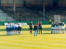 Minutes silence, respected by the supporters