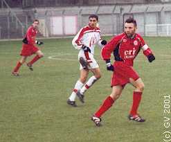 Franck Busuttil lors de Nancy  Red Star, le 18 novembre 2001
