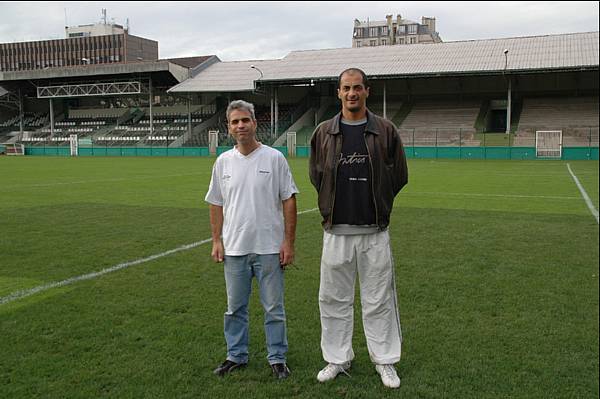 Rachid et Omar, sur la pelouse de Bauer, samedi