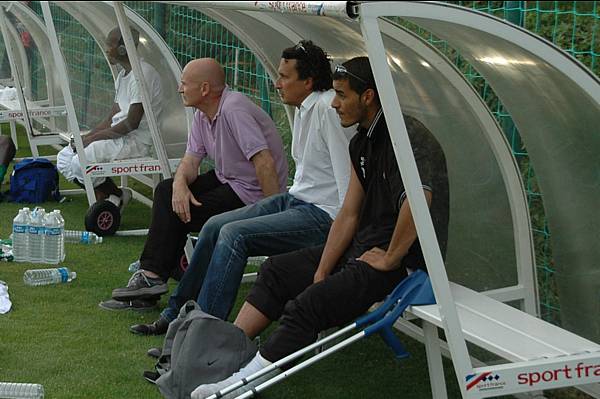 Azzedine Benmesmoudi en compagnie de Damien Paturle et Patrice Haddad