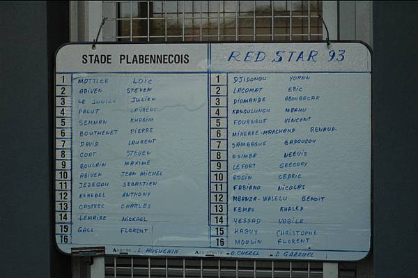 PLABENNEC - RED STAR FC 93