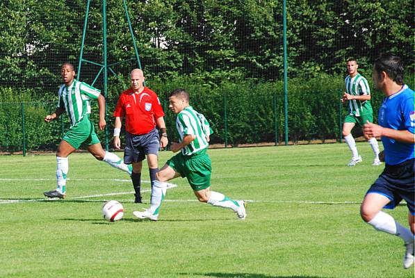 Ludovic Fardin, Taimmy Negreche et au fond Abdenour Nemir