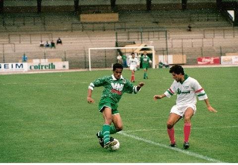 Dbut de Steve Marlet  Bauer devant Lusitanos ... il y a plus de dix sept ans !