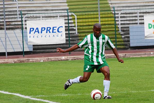 Eric Lacomat, lors du match devant Viry-Chtillon