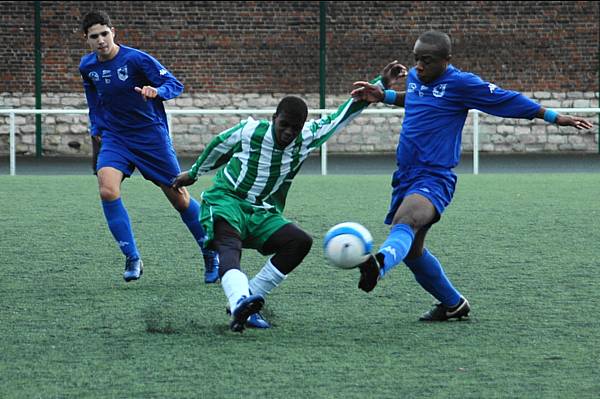 Red Star  Drancy, au match aller  Joliot Curie 1-1