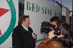 GERARD DEPARDIEU AU RED STAR, LES PHOTOS DE SA VISITE