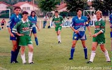 Samuel Michel au fond Nacer Bouiche et Pascal Amours