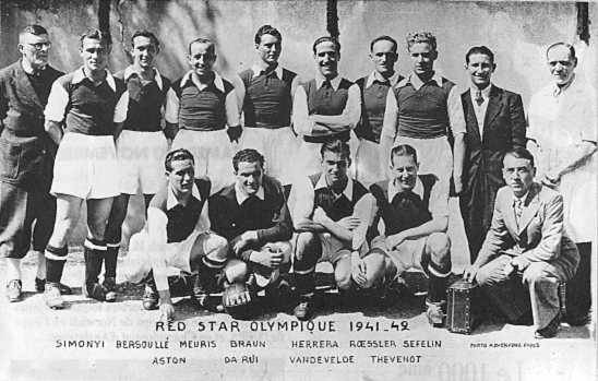 Le Red Star cette saison 1941-1942 gagnera sa dernire Coupe de France