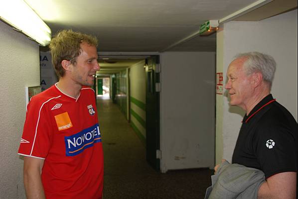 Patrick Mller avec le slectionneur suisse