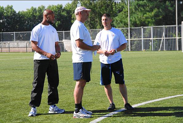Andy, le pr�parateur physique, Fran�ois Ciccolini et David Giguet