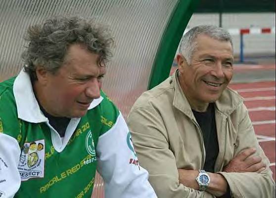 Deux joueurs de la saison 82-83  de nombreuses annes plus tard : Jean-Jacques Amorfini et Georges Eo  Gilles Saillant