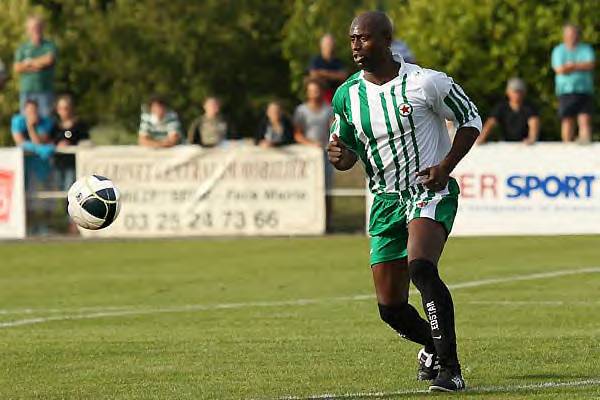 Adams Doumbya, lors du match de prparation face  Troyes  Jacques Martin