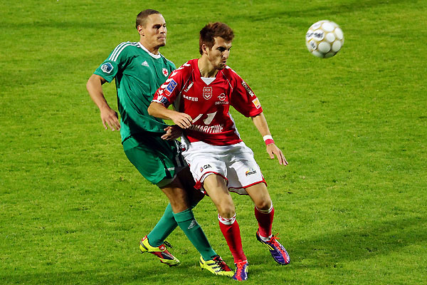 Julien Berthomier devant Rouen  Jacques Martin