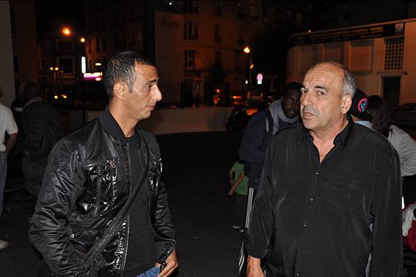 Karim Fellahi,  droite Alain Michel qui avait t contact en fin de saison dernire pour devenir entraneur du Red Star (GT Valck)