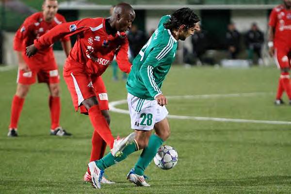 Il faudra attendre le 26 novembre pour voir les Audoniens renoués avec la victoire à Bauer, avec deux buts de Laurent Gagnier (ci-dessus) et un de Geoffrey Malfleury face à Luzenac (3-1) © Jacques Martin
