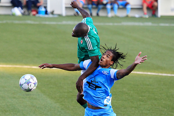 Bertrand Abissonono, ici en action devant Bayonne  Jacques Martin