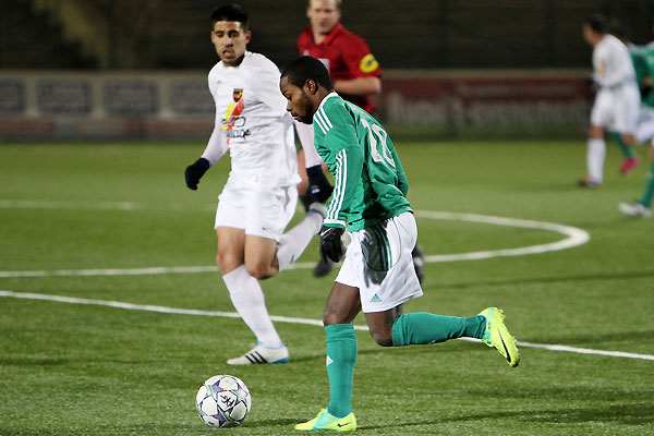 Geoffrey Malfleury, le buteur providentiel du Red Star - Photo Jacques Martin -