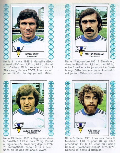 Quatre joueurs parmi ceux, Champion de France 1978-1979