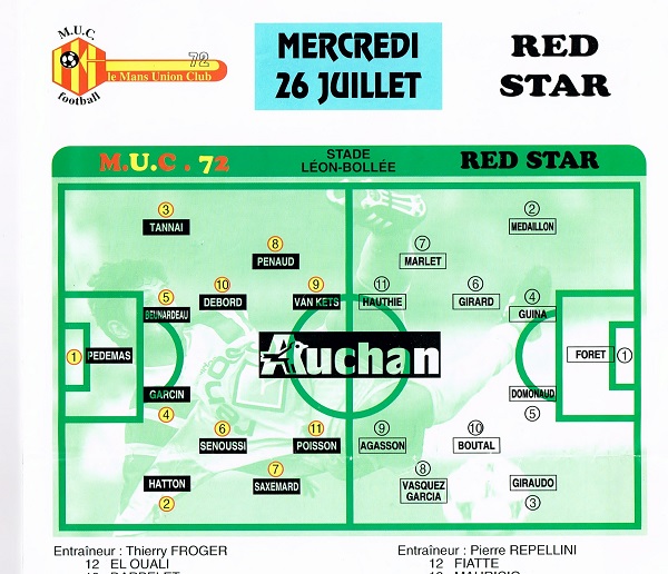 Dans les annes 90, Red Star  Le Mans  un classique de D 2