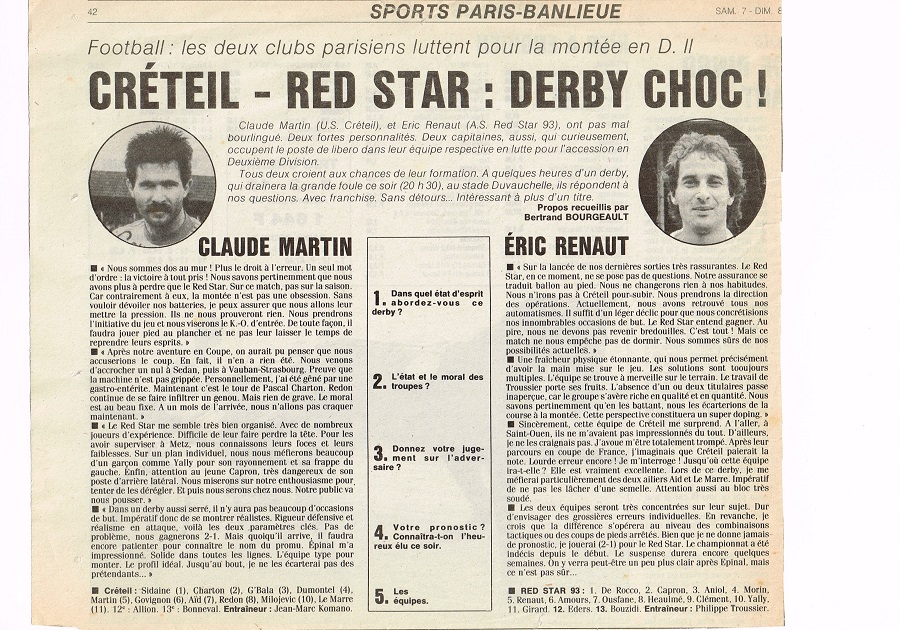 Crteil - Red Star