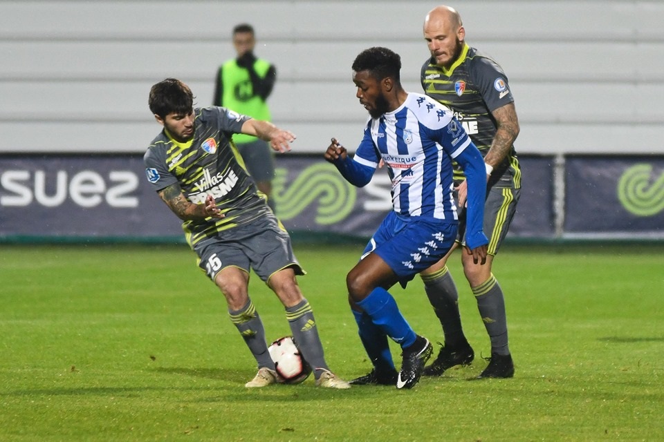Kévin Nzuzi Mata, sous le maillot de Dunkerque (c) Philippe Le Brech