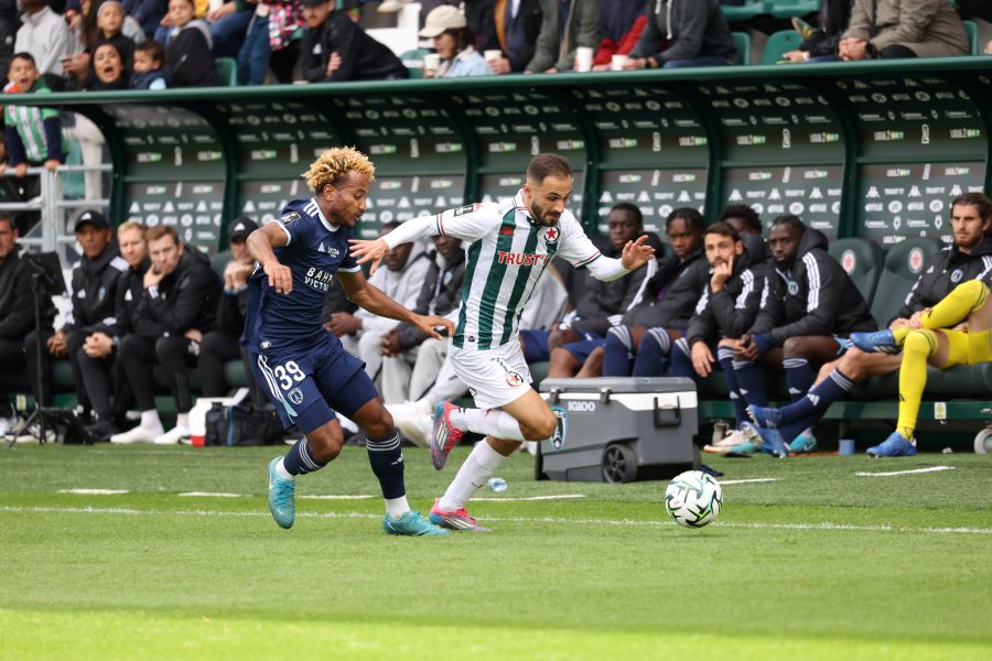 Damien Durand, à Bauer, face au Paris FC © Jacques Martin