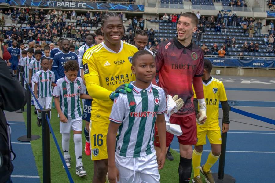 Robin Risser, lors de Paris FC – Red Star © Gérard Valck