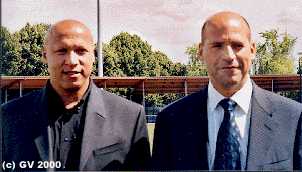 Alim Ben Mabrouck en compagnie de Michel Moulin (Directeur G&eacute;n&eacute;ral)