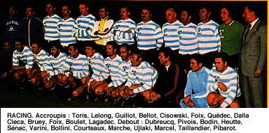 Racing old boys, 1973, for the Thad&eacutee Cisowski testimonial game