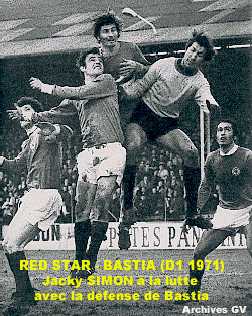 Red Star - Bastia, 1971
